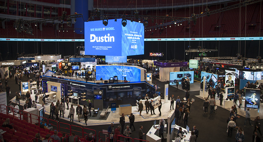 Dustin Expo 2019 Stockholm Sweden, panorama, overview