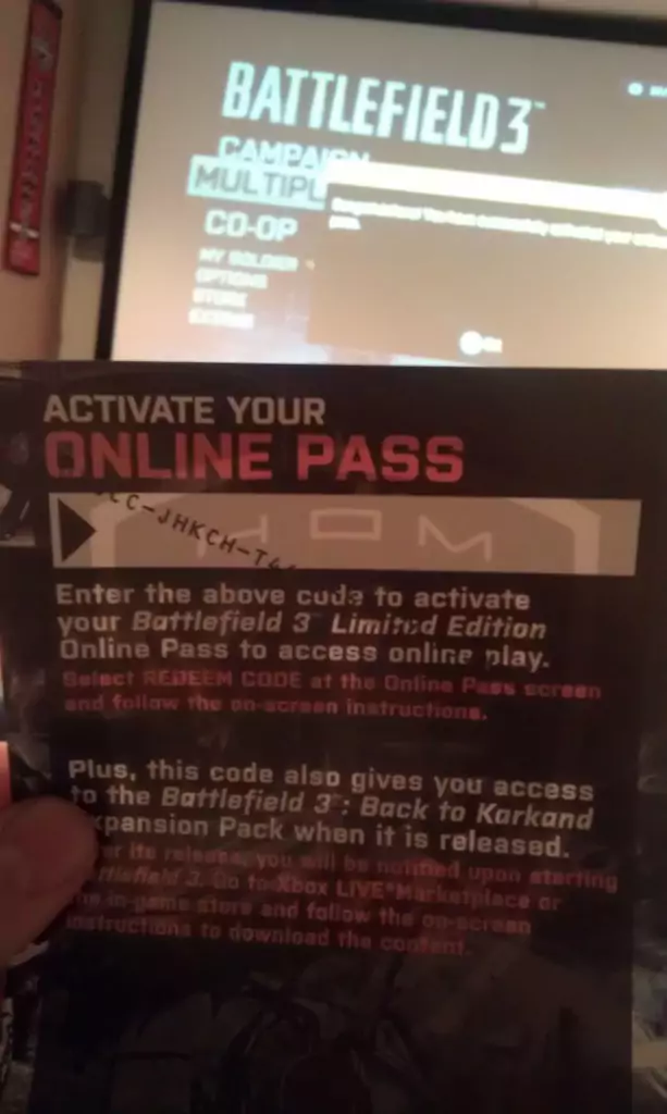 Battlefield 3 online pass funny