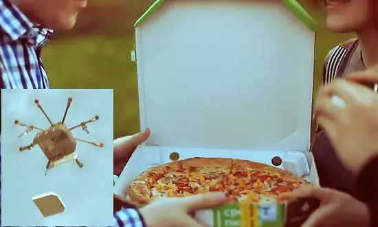 pizza drone