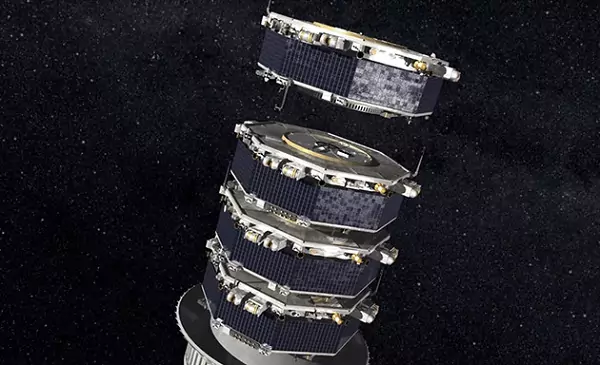 stacked satellites space laucnh