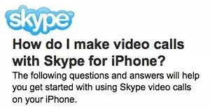 skype video call help